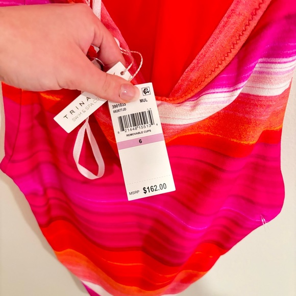 NWT Trina Trunk Halter Swimsuit - Picture 4 of 4
